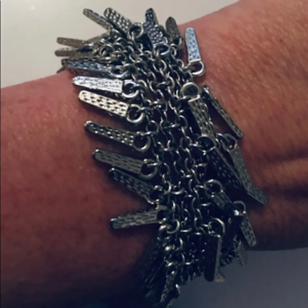 SILVER FRINGE Bracelet!